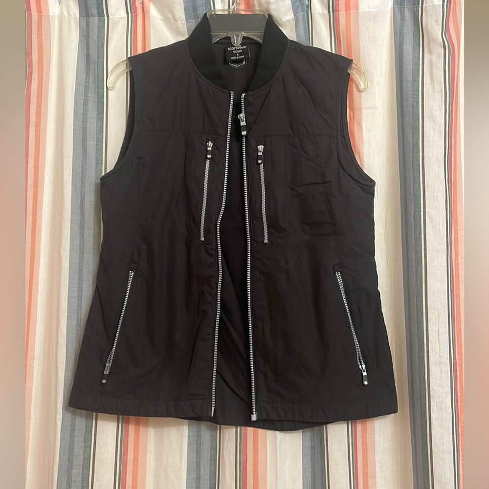 Scottevest Travel Vest Womens Small Black